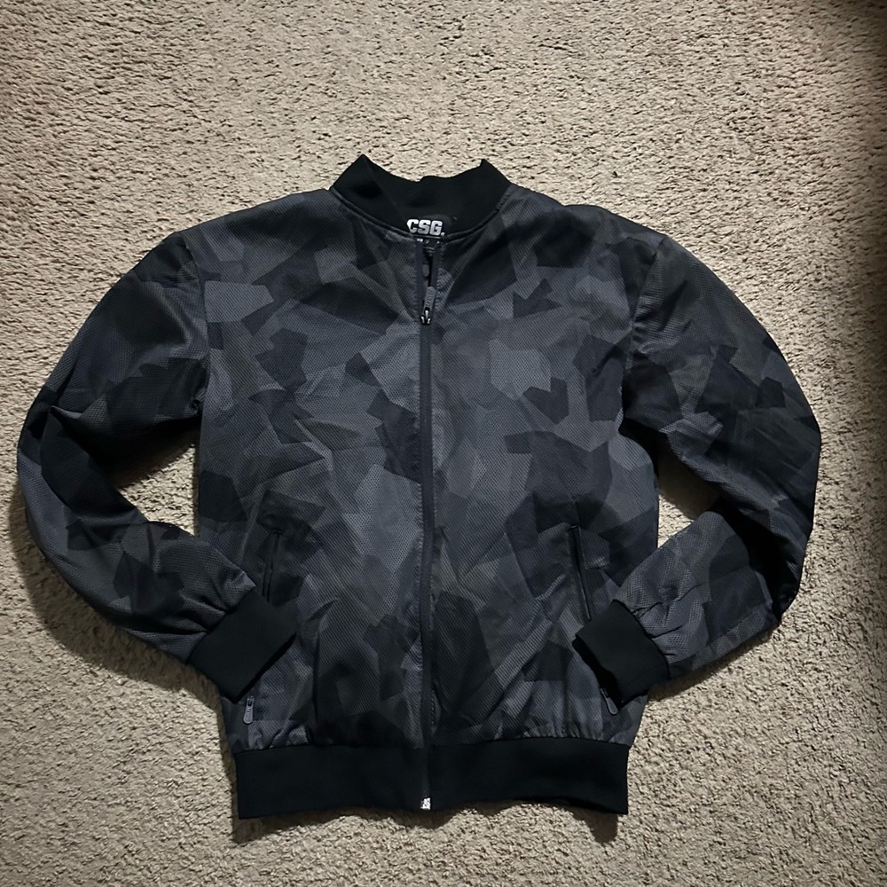 Men's Black Bomber Jacket
